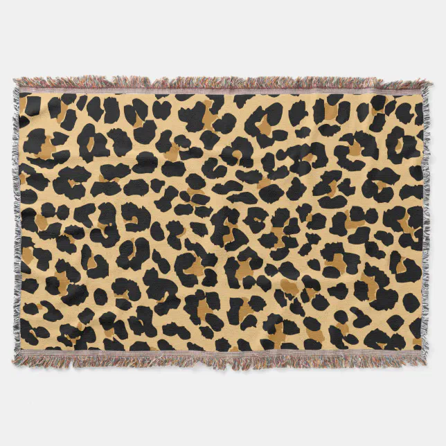 Leopard Print Throw Blanket | Zazzle