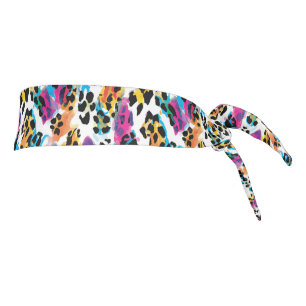 Leopard Print Tie Back Headband