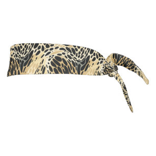 Leopard Print Tie Back Headband