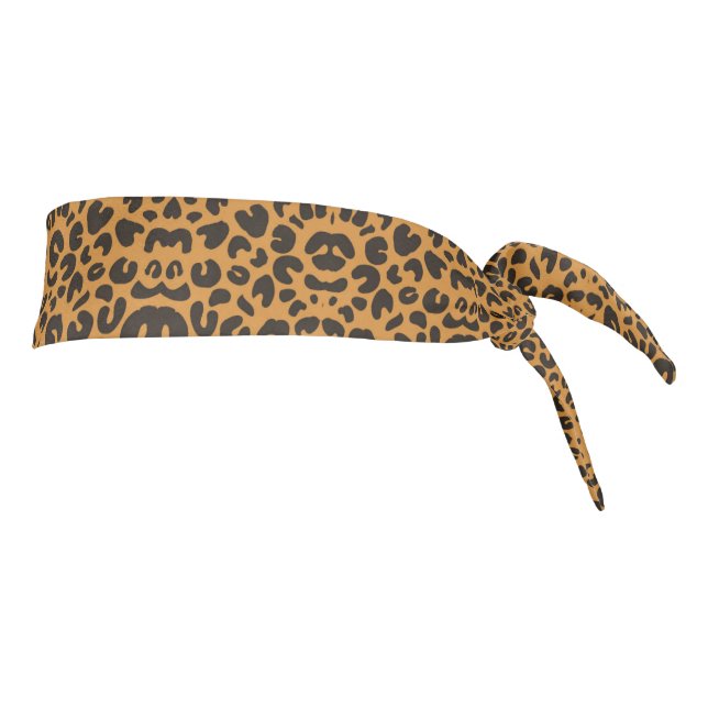 Leopard Print Tie Headband (Rotate 90)