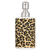 Leopard Print Toothbrush Holder Soap Dispenser (Front)