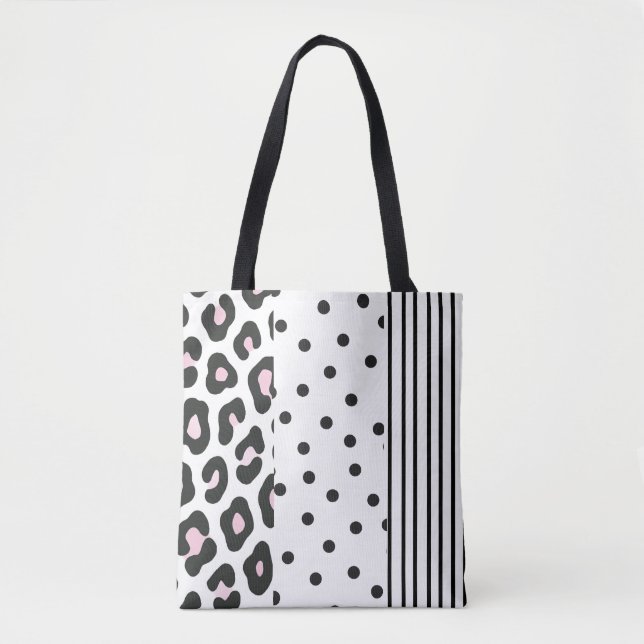 Leopard Print Tote Bag (Front)