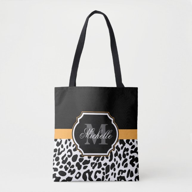 Leopard Print Tote Bag (Front)