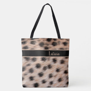 Leopard Print Tote Bag