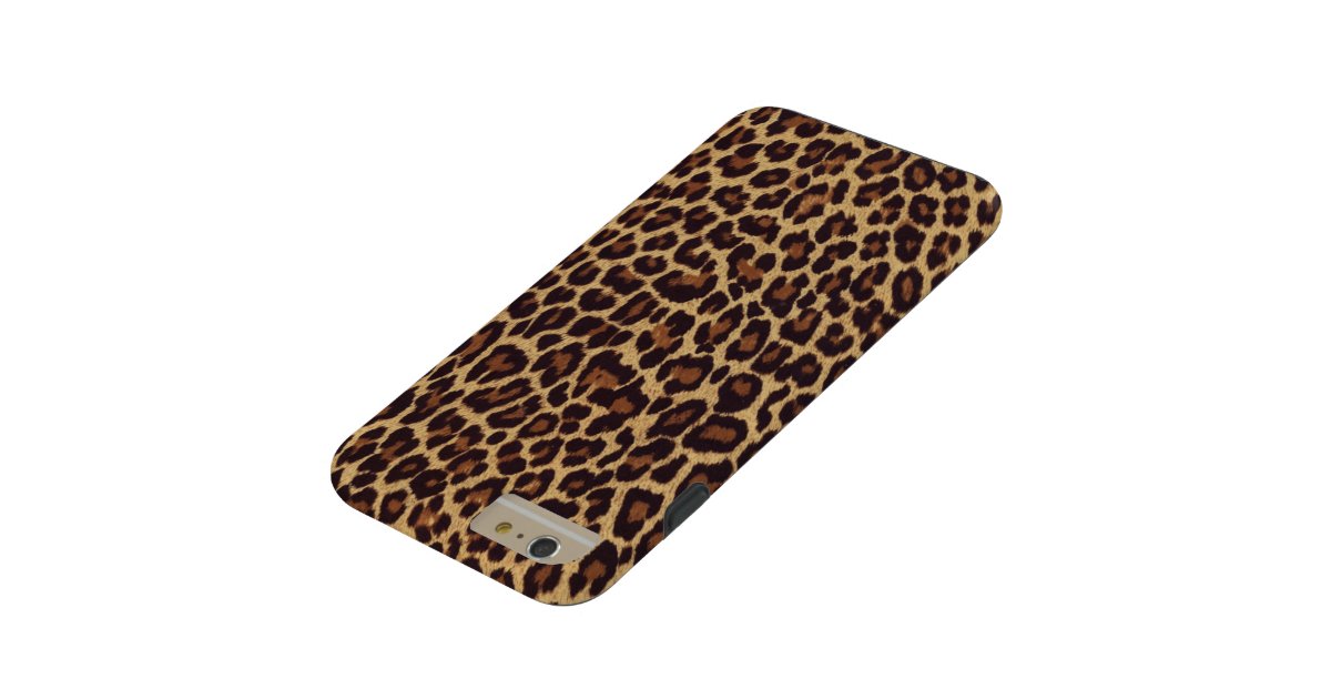 Leopard Print Tough iPhone 6 Plus Case | Zazzle