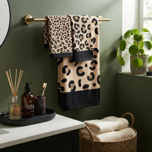 Leopard Print Towel Set