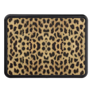 Leopard Print Trailer Hitch Cover