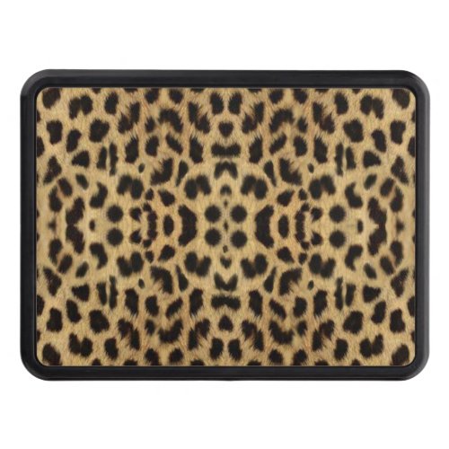 Leopard Print Trailer Hitch Cover