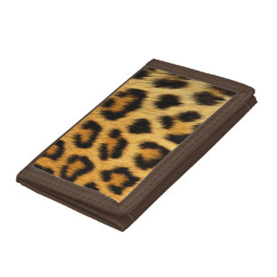 Leopard Print Tri-fold Wallet