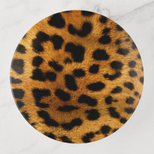 Leopard Print Trinket Tray