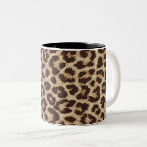 Leopard Print Two_Tone Coffee Mug