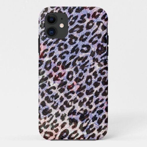 Leopard print vintage iPhone 11 case