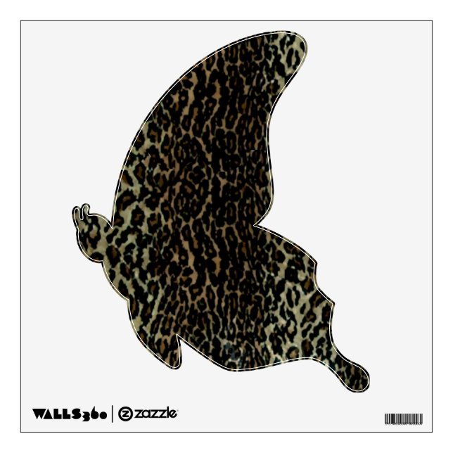 Leopard Print Wall Decal 2 (Front)