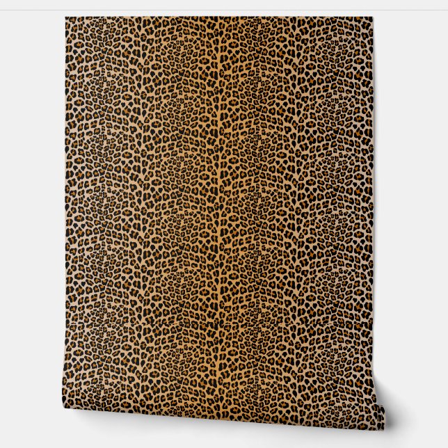 Leopard print  wallpaper  (Unrolling)