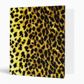 Leopard Print Wallpaper 3 Ring Binder