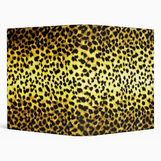 Leopard Print Wallpaper 3 Ring Binder