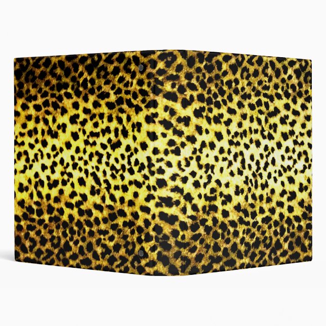 Leopard Print Wallpaper 3 Ring Binder (Background)