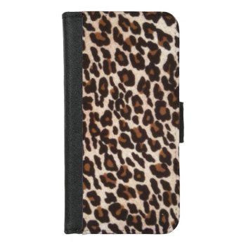 Leopard Print Wild Iphone 8/7 Wallet Case by PattiJAdkins at Zazzle