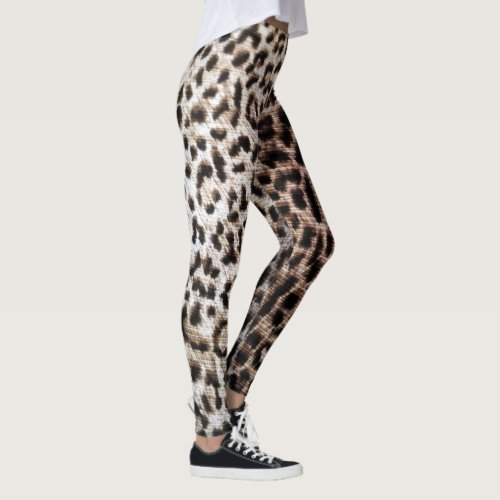 Leopard Print Wildlife Animal Print Leg stockings Leggings