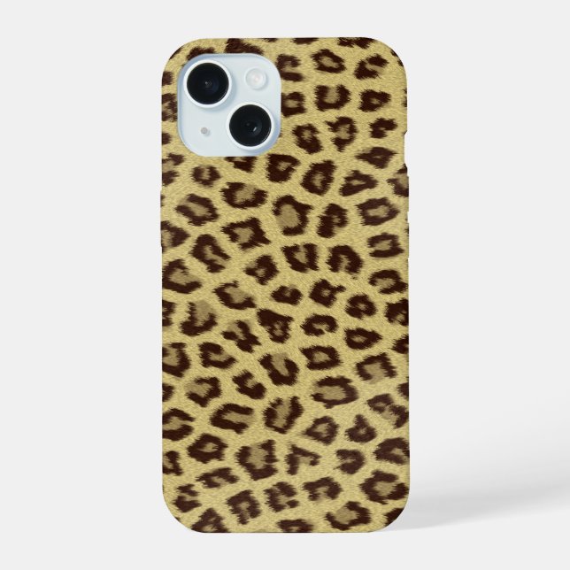 Leopard Print Wildlife Pattern Iphone Case (Back)