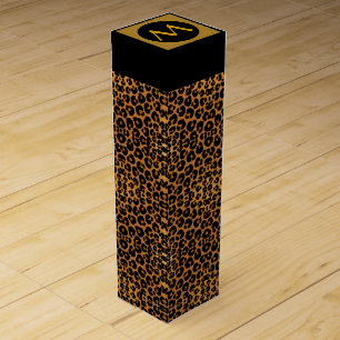 Leopard Print Wine Box