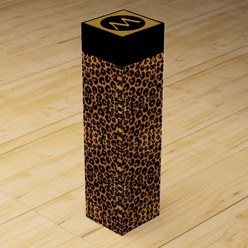 Leopard Print Wine Box