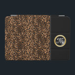 Leopard Print with Black and Gold Accents iPad Mini Cover<br><div class="desc">Made with high resolution vector graphics for a professional print. 100% Customize-able. Ready to fill in the box(es) or Click on the CUSTOMIZE IT button to change, move, delete, re-size any of the graphics or add your own text, font and font color. If you have any questions about this product...</div>