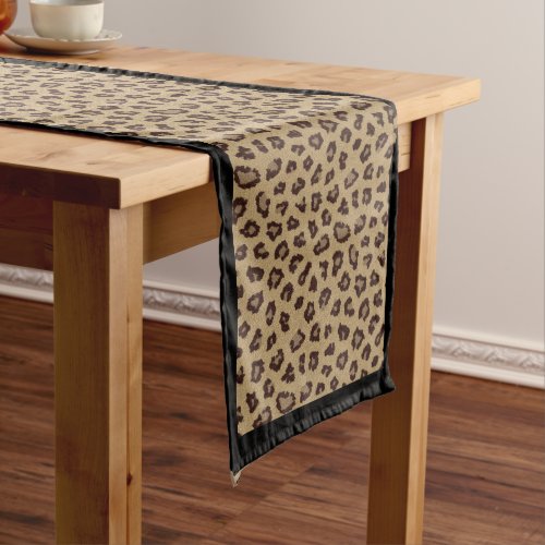 Leopard Print with Border Long Table Runner