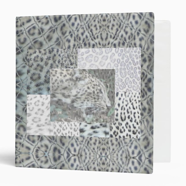 Leopard Print with Leopard Head Binder (Front/Inside)
