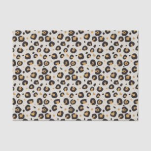 Leopard Print with Light stain background Tissue Paper