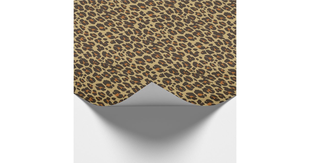 Leopard Print Wrapping Paper | Zazzle