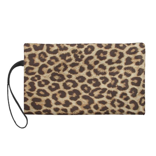 Leopard Print Wristlet Bag | Zazzle.com