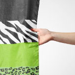 Leopard Print, Zebra Print, Animal Print, Green Scarf<br><div class="desc">Elegant,  stylish and sophisticated leopard and zebra pattern in green color. Modern and trendy gift,  perfect for the animal print lover in your life.</div>