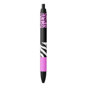 Leopard Print, Zebra Print, Animal Print, Pink Pen