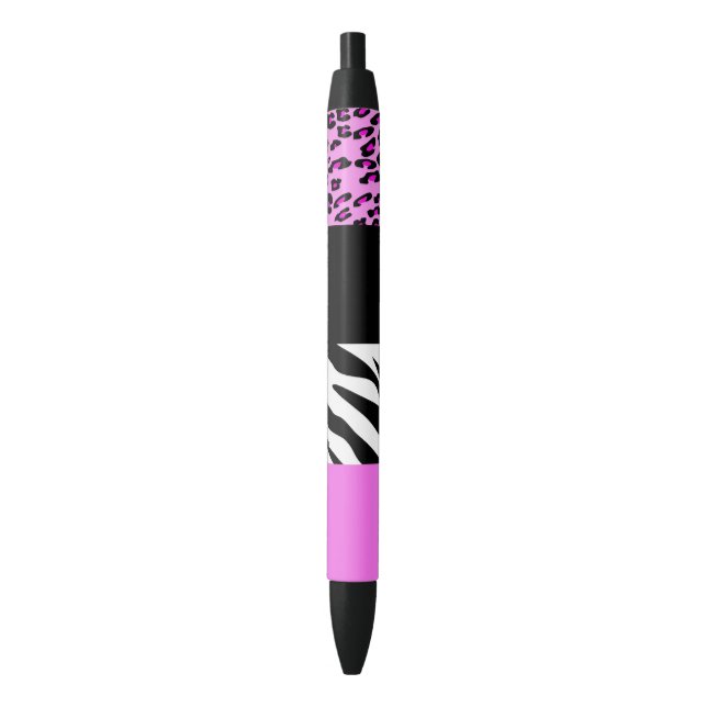 Leopard Print, Zebra Print, Animal Print, Pink Pen (Front Vertical)