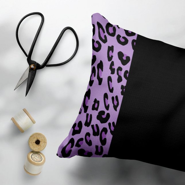 Leopard Print, Zebra Print, Animal Print, Purple Pillow Case (Creator Uploaded)