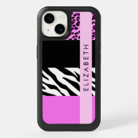 Leopard Print, Zebra Print, Pink, Your Name