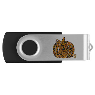 Leopard Pumpkin / Fall Season Flash Drive