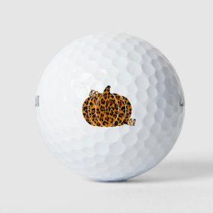 Leopard Pumpkin / Fall Season Golf Balls