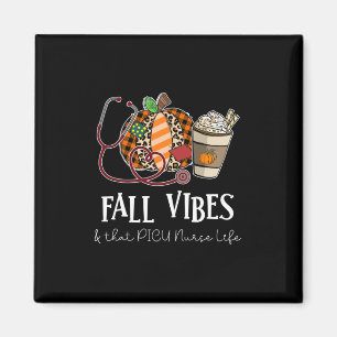 Leopard Pumpkin Fall Vibes And That Picu Nurse Lif Magnet