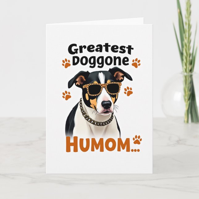 Leopard Pup Greatest Humom Card (Front)
