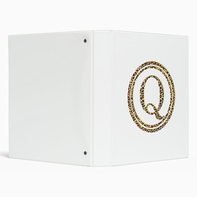 Leopard Q 3 Ring Binder (Background)
