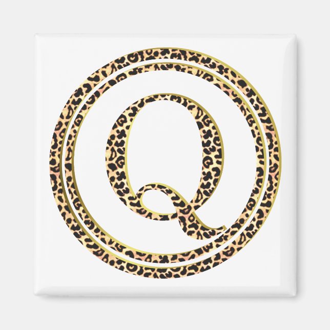 Leopard Q Magnet (Front)