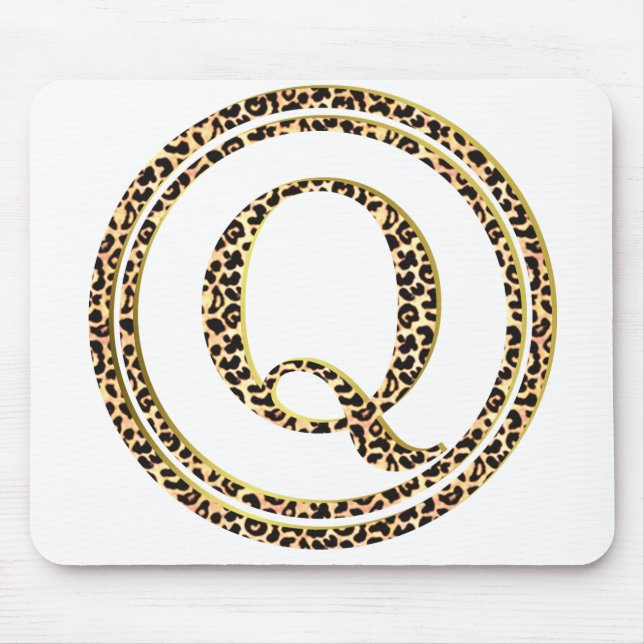Leopard Q Mouse Pad (Front)