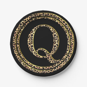 Leopard Q Paper Plates