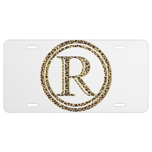 Leopard R License Plate