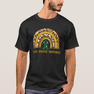 Leopard Rainbow Celiac disease Warrior T-Shirt