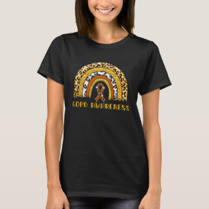 Leopard Rainbow COPD Warrior T-Shirt