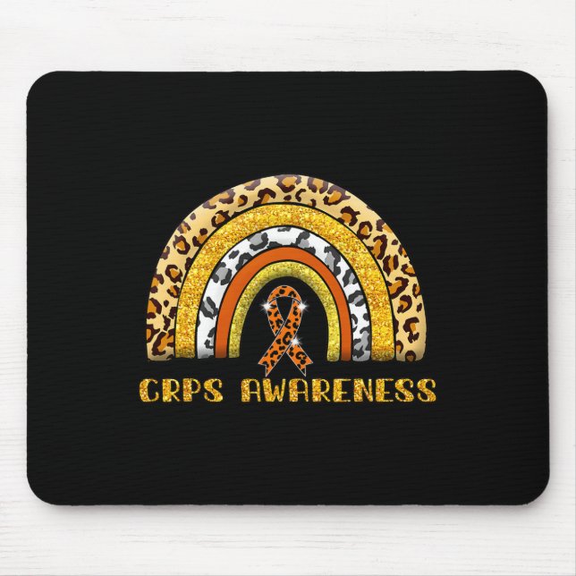 Leopard Rainbow Crps Warrior  Mouse Pad (Front)