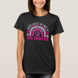 Leopard Rainbow Dog Groomer Pet Grooming Stylist G T-Shirt